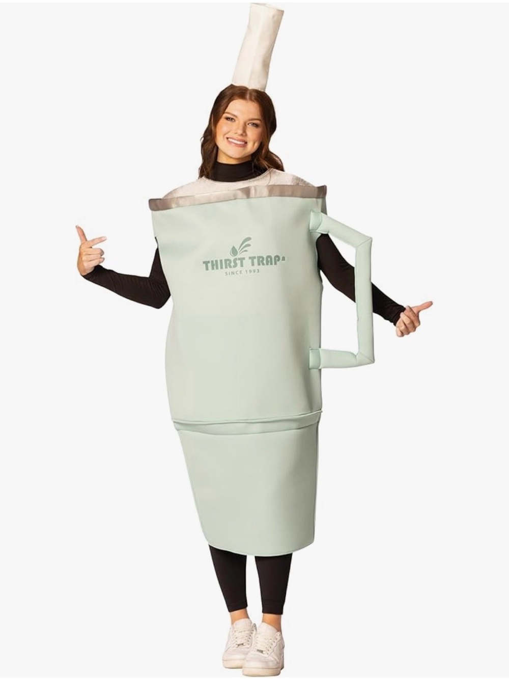 Thirst Trap Mint Water Cup Costume